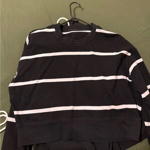 Black and White Striped Sweater